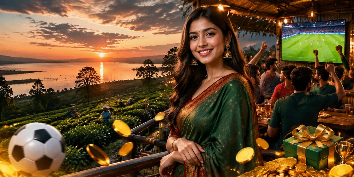 তাঙ্গুয়ার হাওরের চা বাগানে ক্রিকেট বেটিং ও গেমিং দৃশ্য